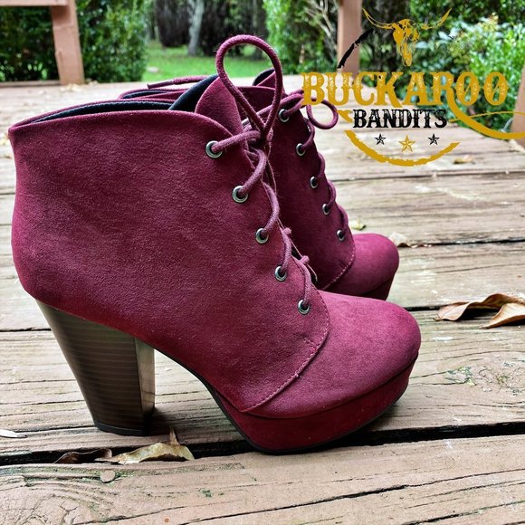 Chunky Heel Booties - Picture 6 of 6